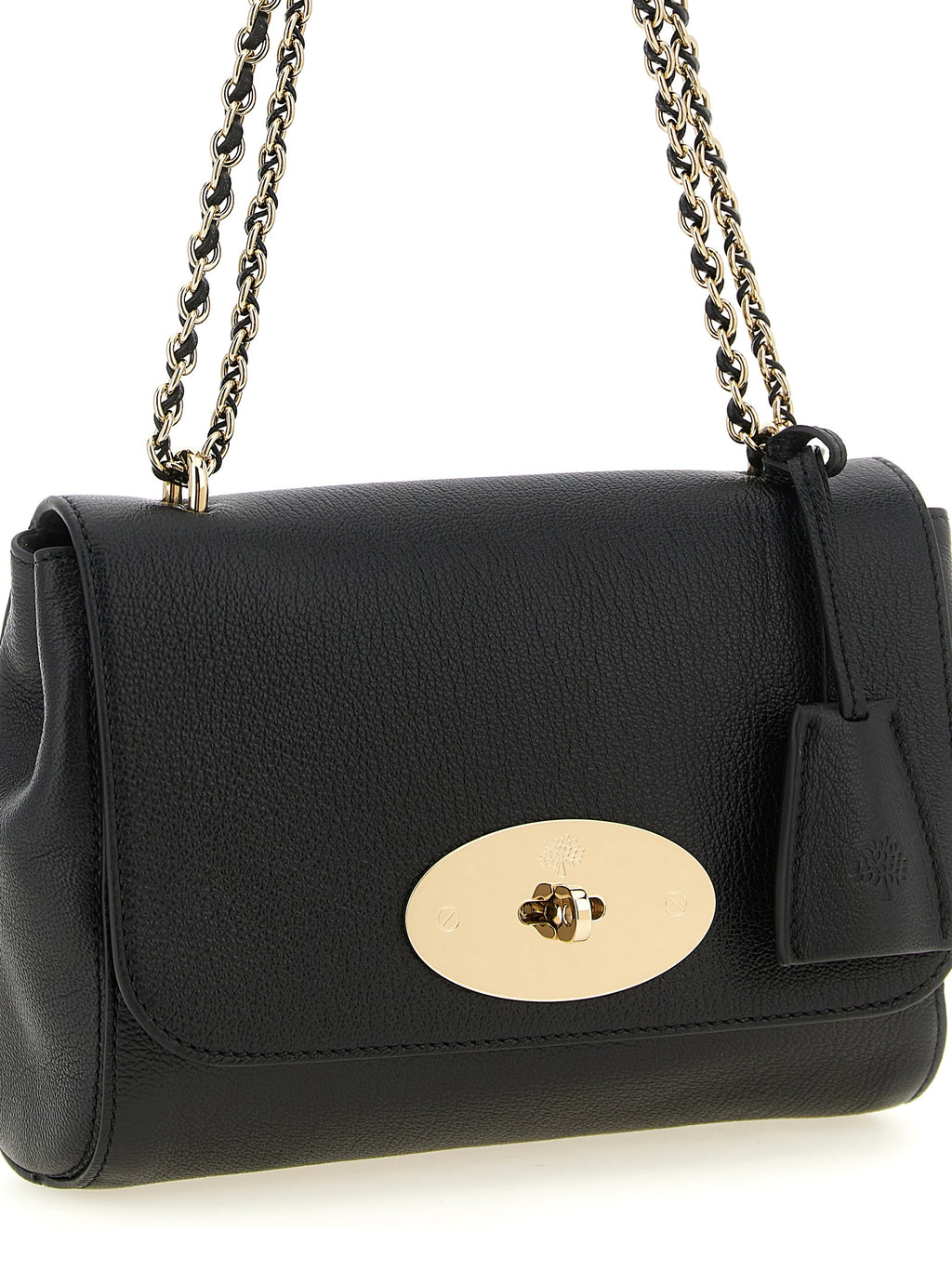 Black Goatskin Crossbody Bag