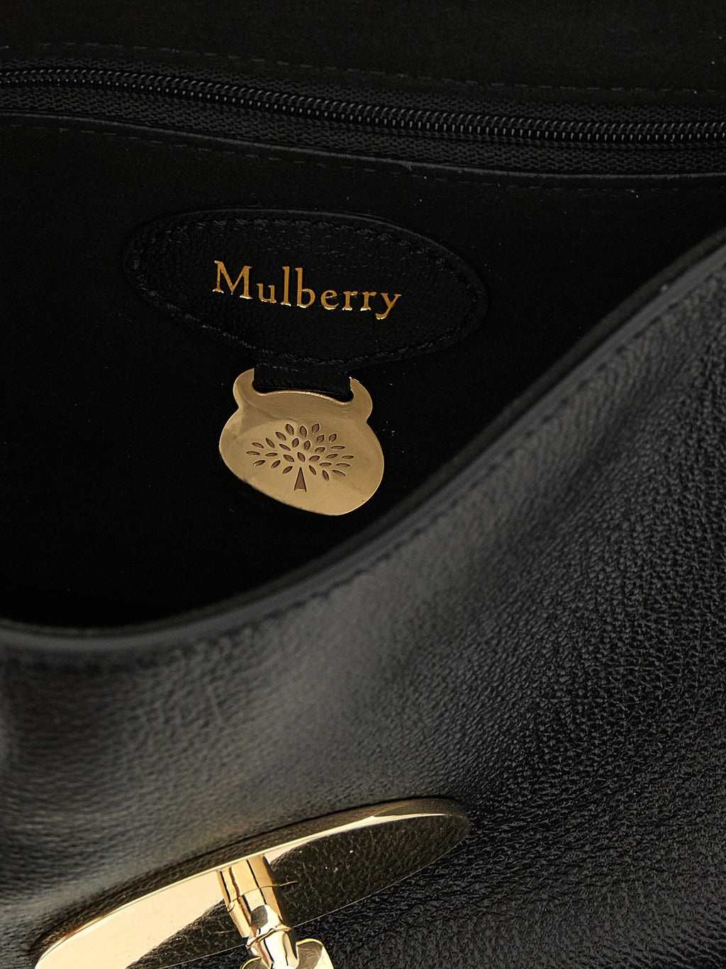 Black Goatskin Crossbody Bag