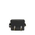 Black Calf Leather Bos Taurus Shoulder Bag