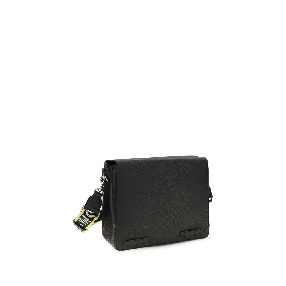 Black Calf Leather Bos Taurus Shoulder Bag