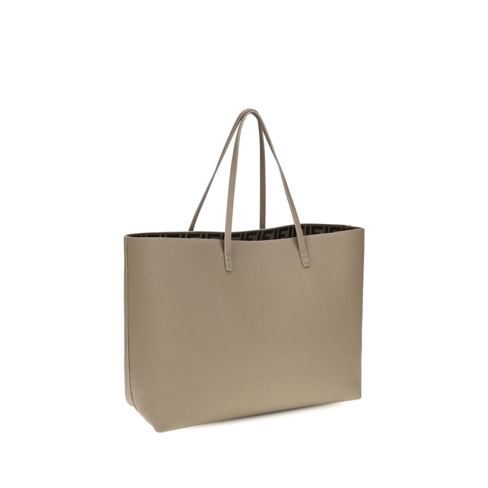 Beige Calf Leather Bos Taurus Shoulder Bag