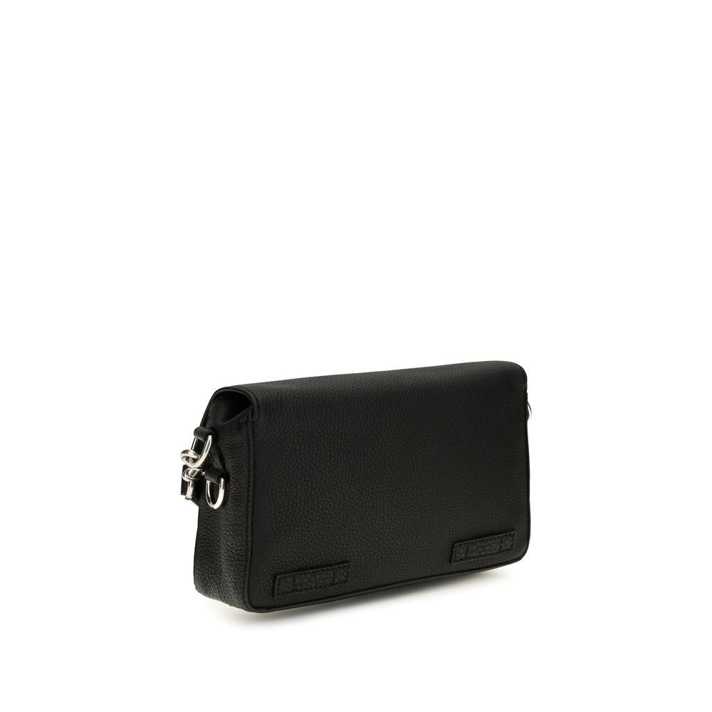 Black Calf Leather Bos Taurus Shoulder Bag