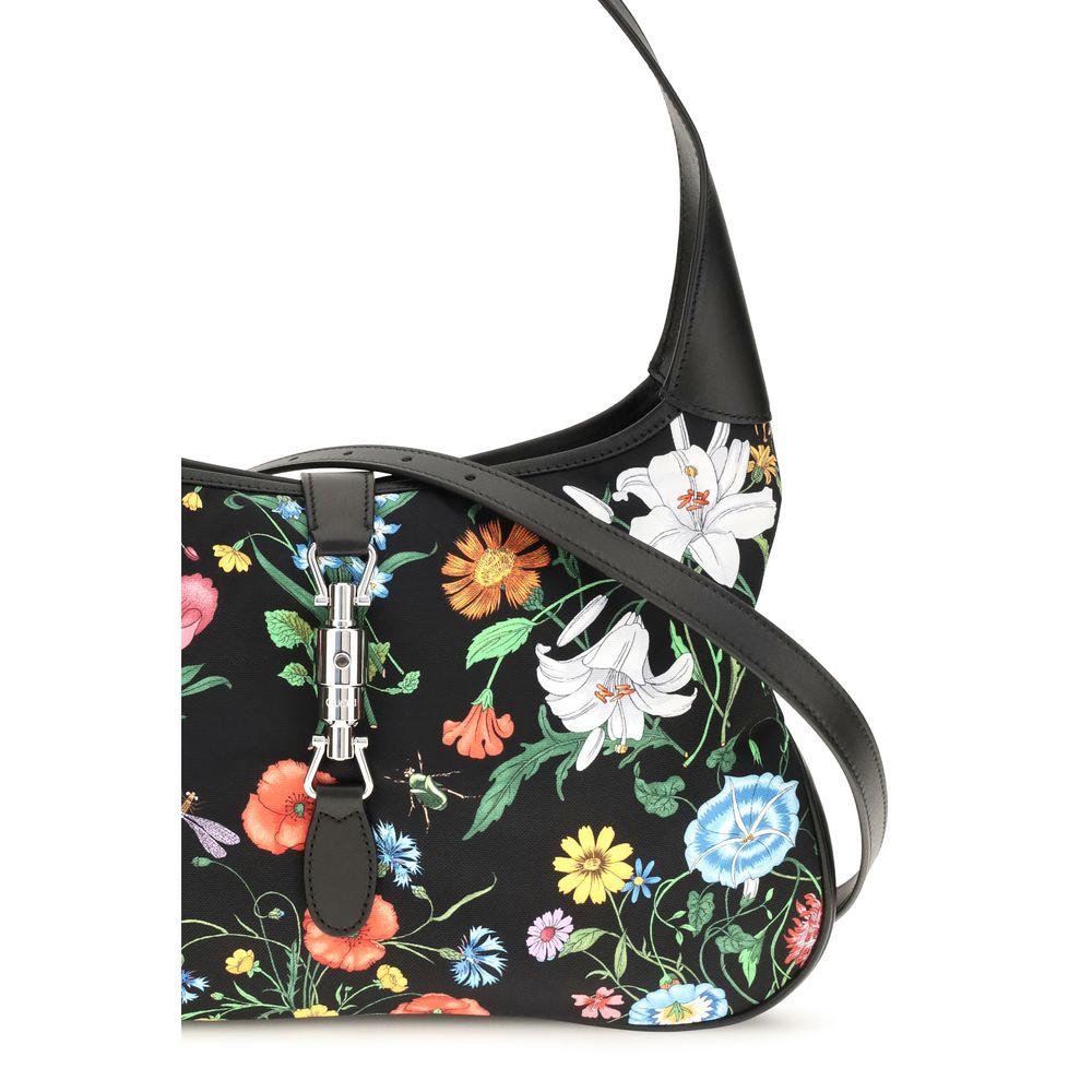 Multicolor Nylon Shoulder Bag