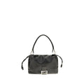 Black Calf Leather Bos Taurus Shoulder Bag