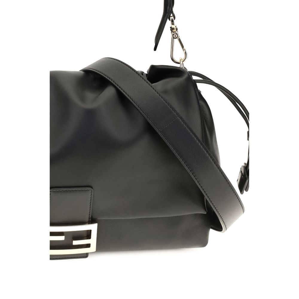 Black Calf Leather Bos Taurus Shoulder Bag