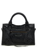 Black Lamb Leather Handbag