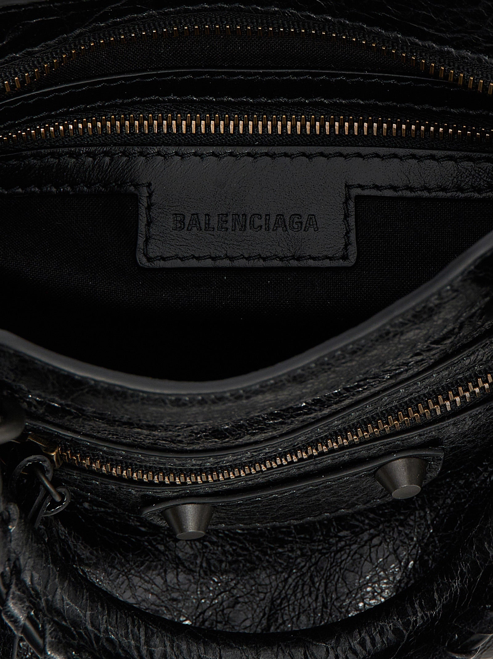 Black Lamb Leather Handbag