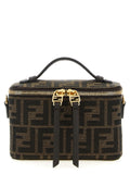 Brown Polyester Handbag