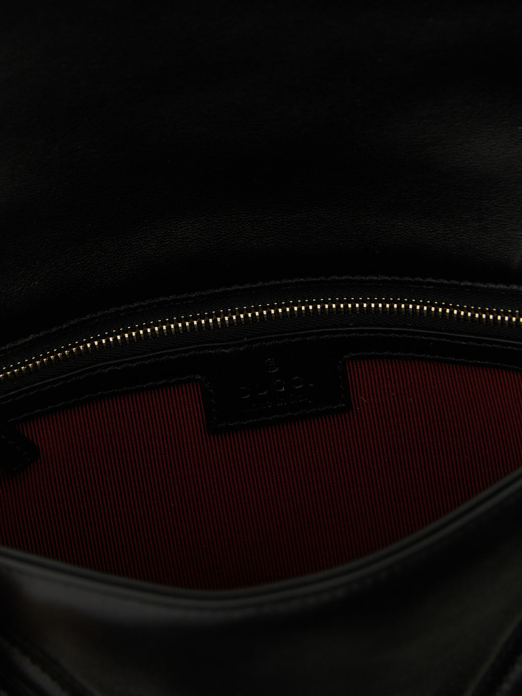 Black Lamb Leather Shoulder Bag
