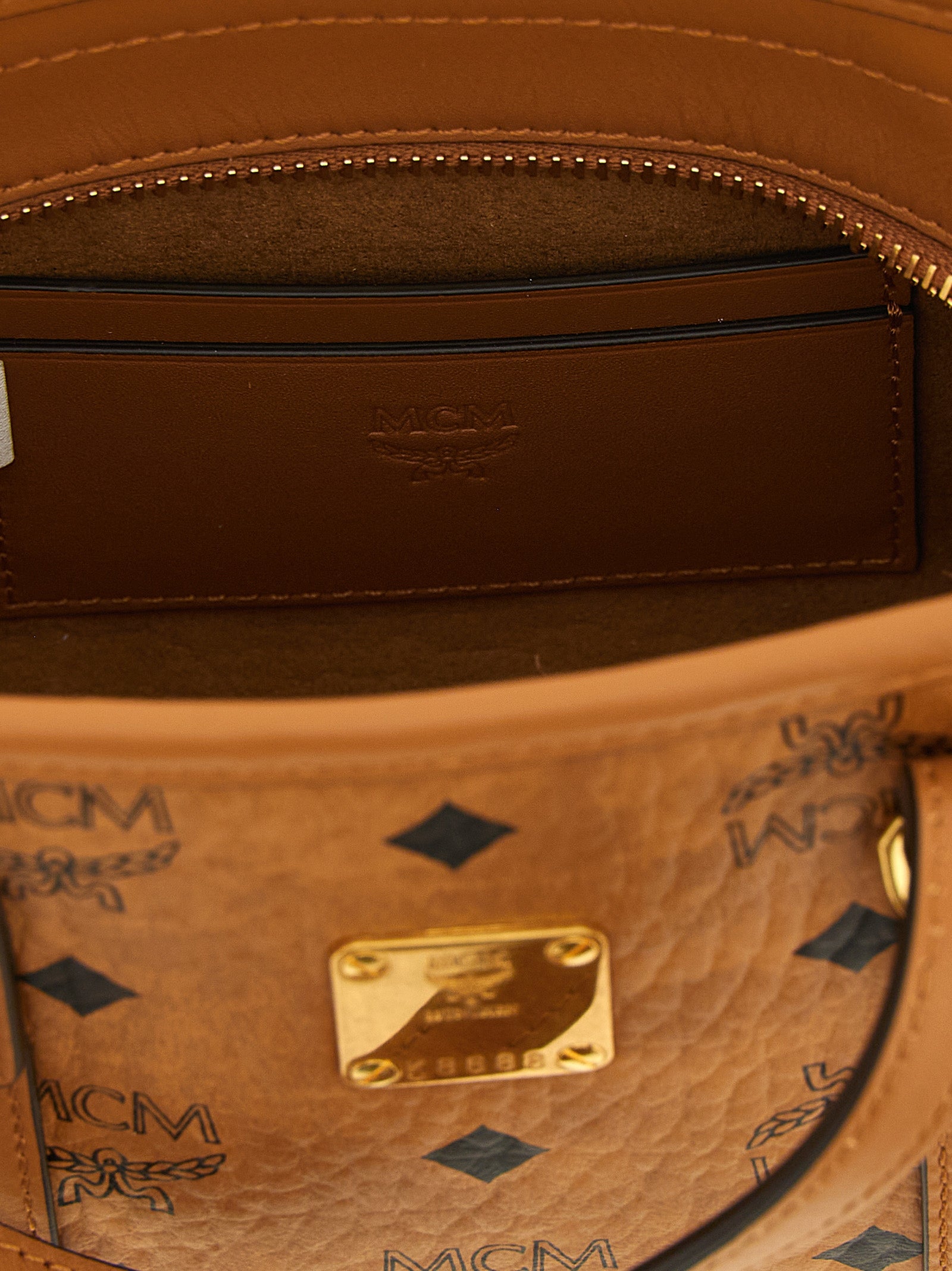 Brown Polyethylene Tote Bag