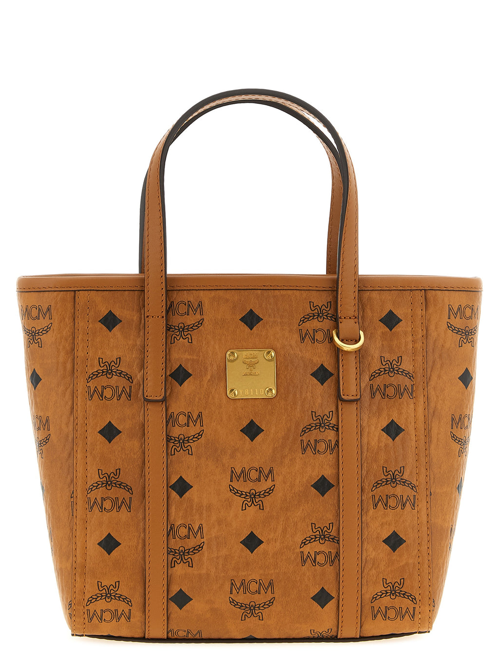 Brown Polyethylene Tote Bag