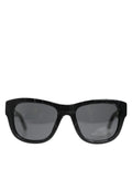 DG4177 Black Leather Frame Tinted Lens Sunglasses